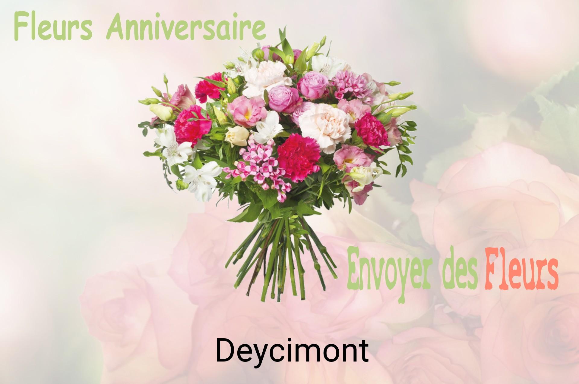 Bouquet de fleurs d’anniversaire livré à Deycimont